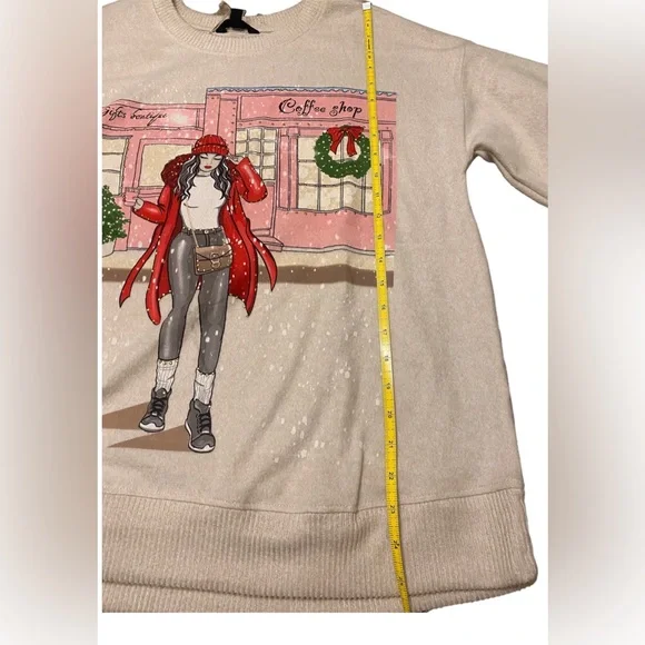 Gifts Boutique and Coffee Shop Christmas Sweatshirt - Picture 3 of 3